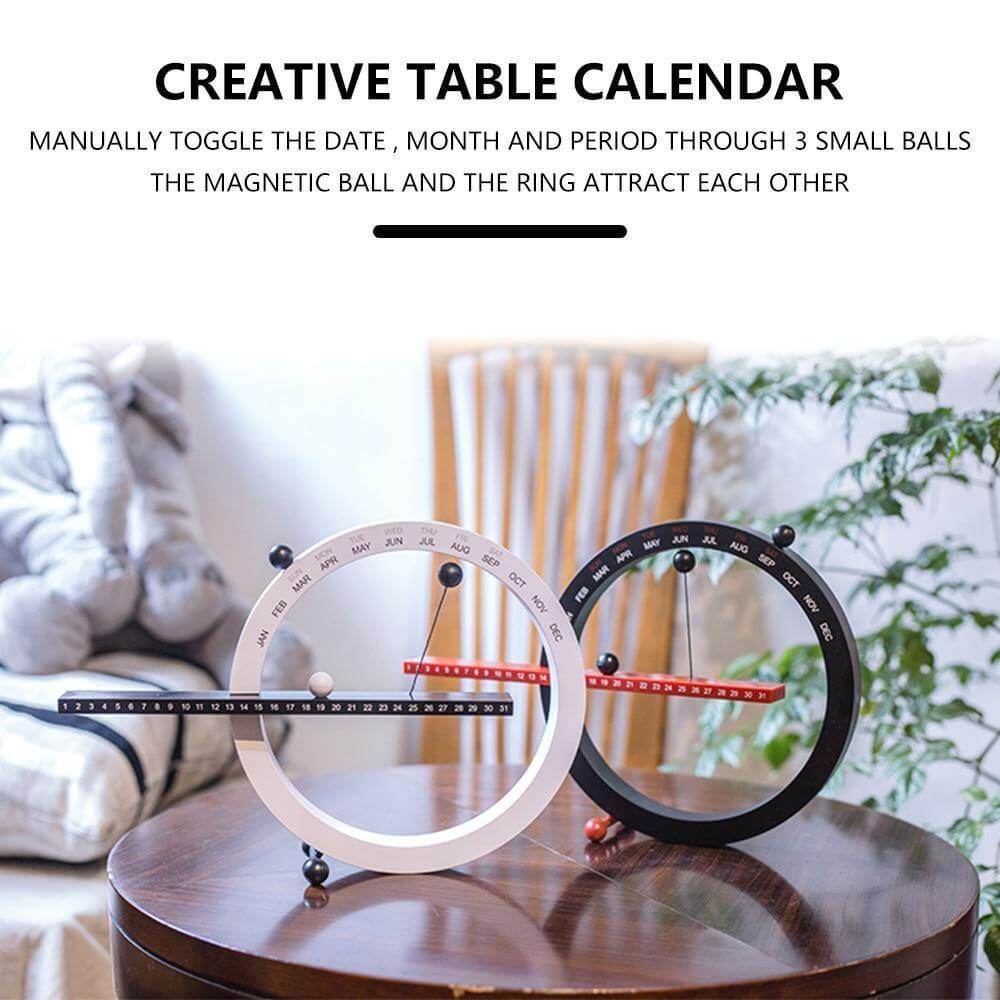 Flip Magnetic Manual Daily Desktop Calendar - Image 4