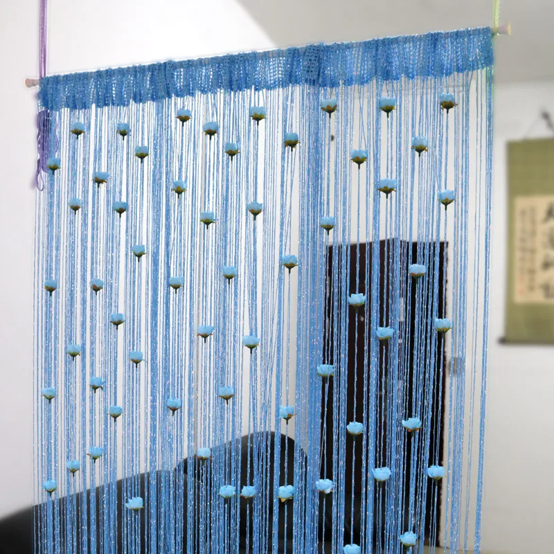 Floral Decorative Hanging Room Divider Curtain - Image 11