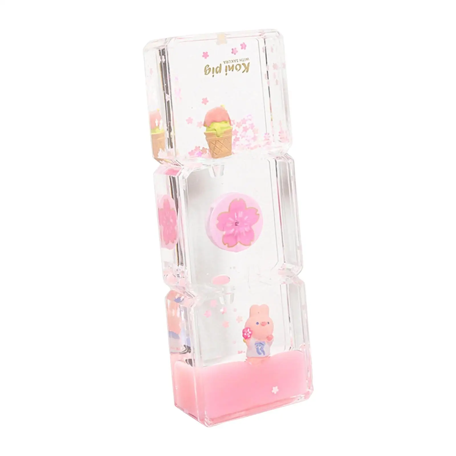 Floral Fantasy Liquid Cartoon Motion Hourglass - Image 5
