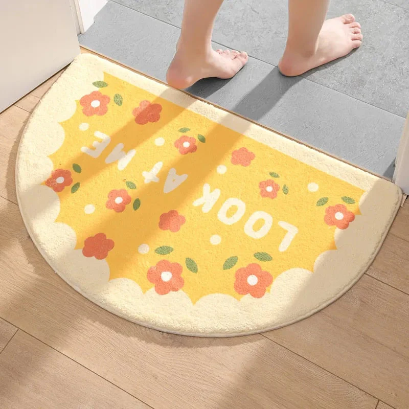Floral Non-Slip Kawaii Doormats - Image 4