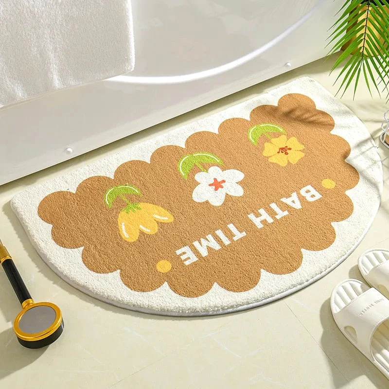 Floral Non-Slip Kawaii Doormats - Image 8