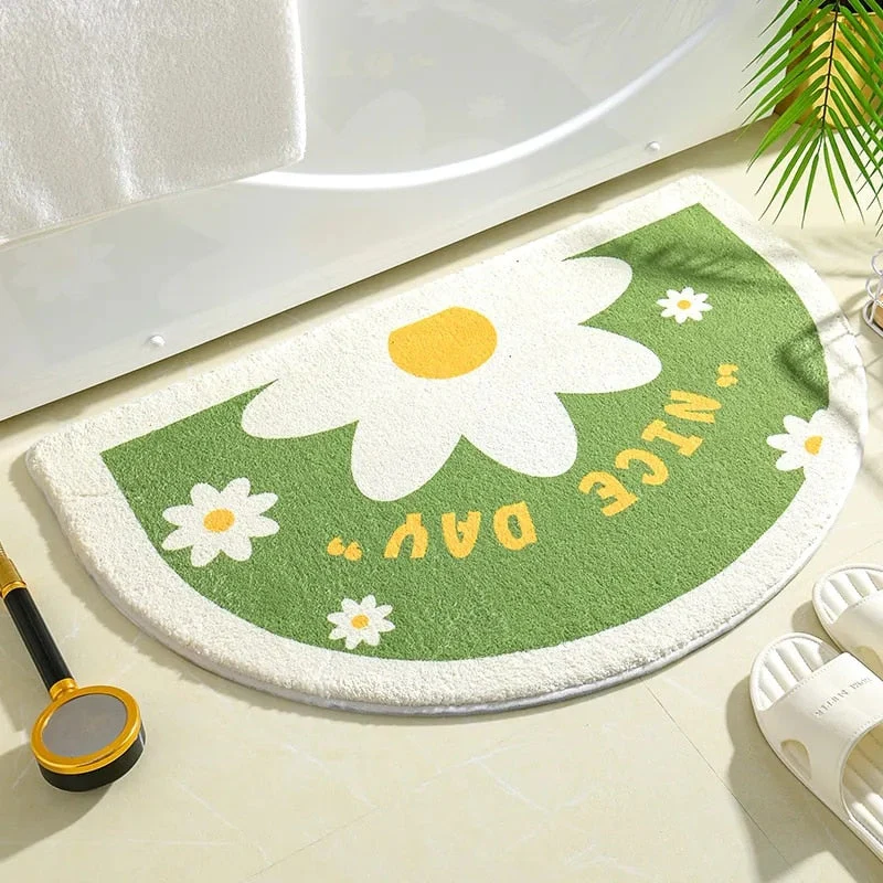 Floral Non-Slip Kawaii Doormats - Image 9