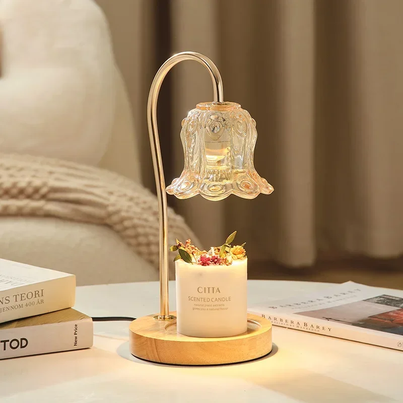 Flower-Shaped Warm Audience Candle Warmer Lamp - Image 4