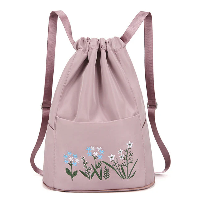 Flower Waterproof Folding Large Travel Backpack - Image 13