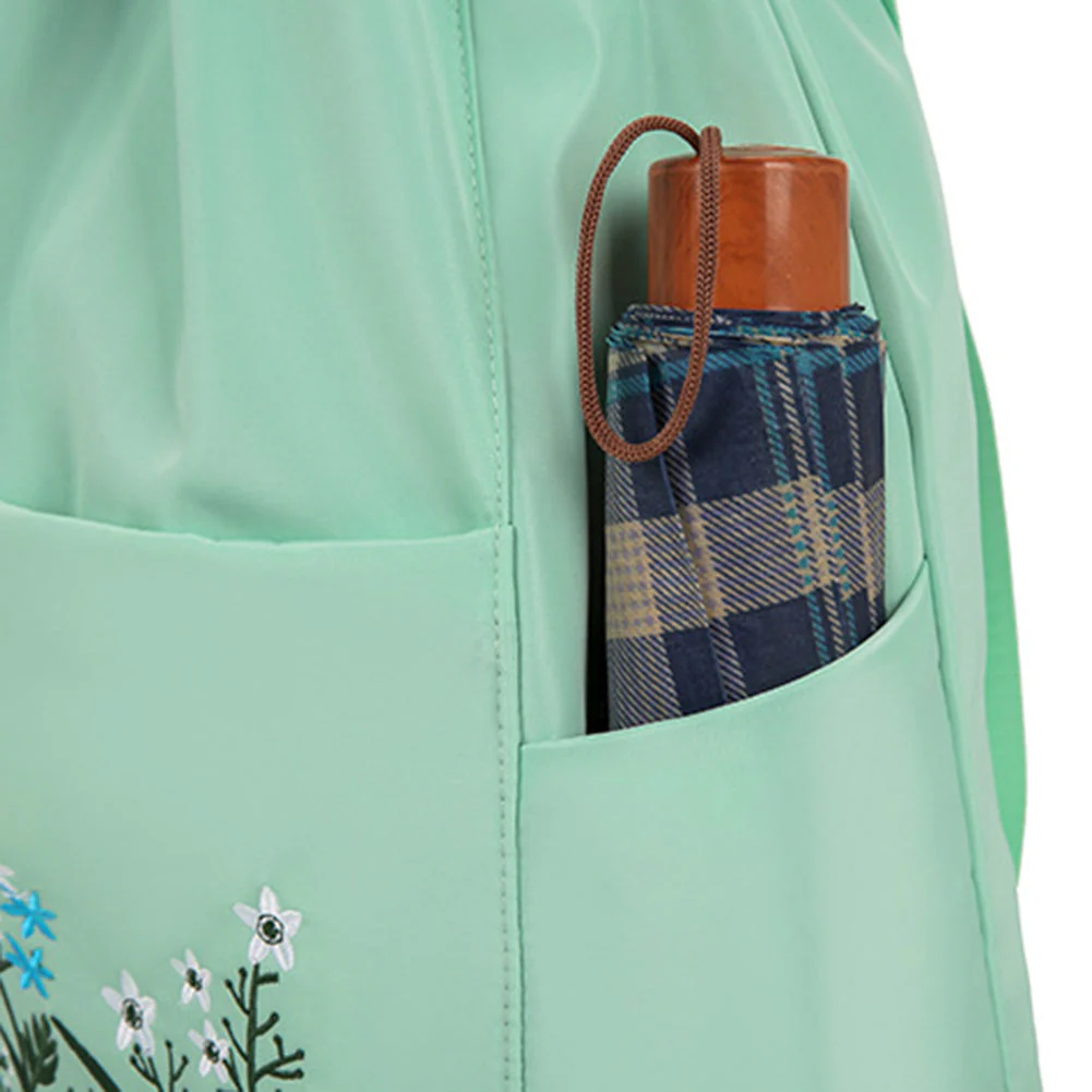 Flower Waterproof Folding Large Travel Backpack - Image 7