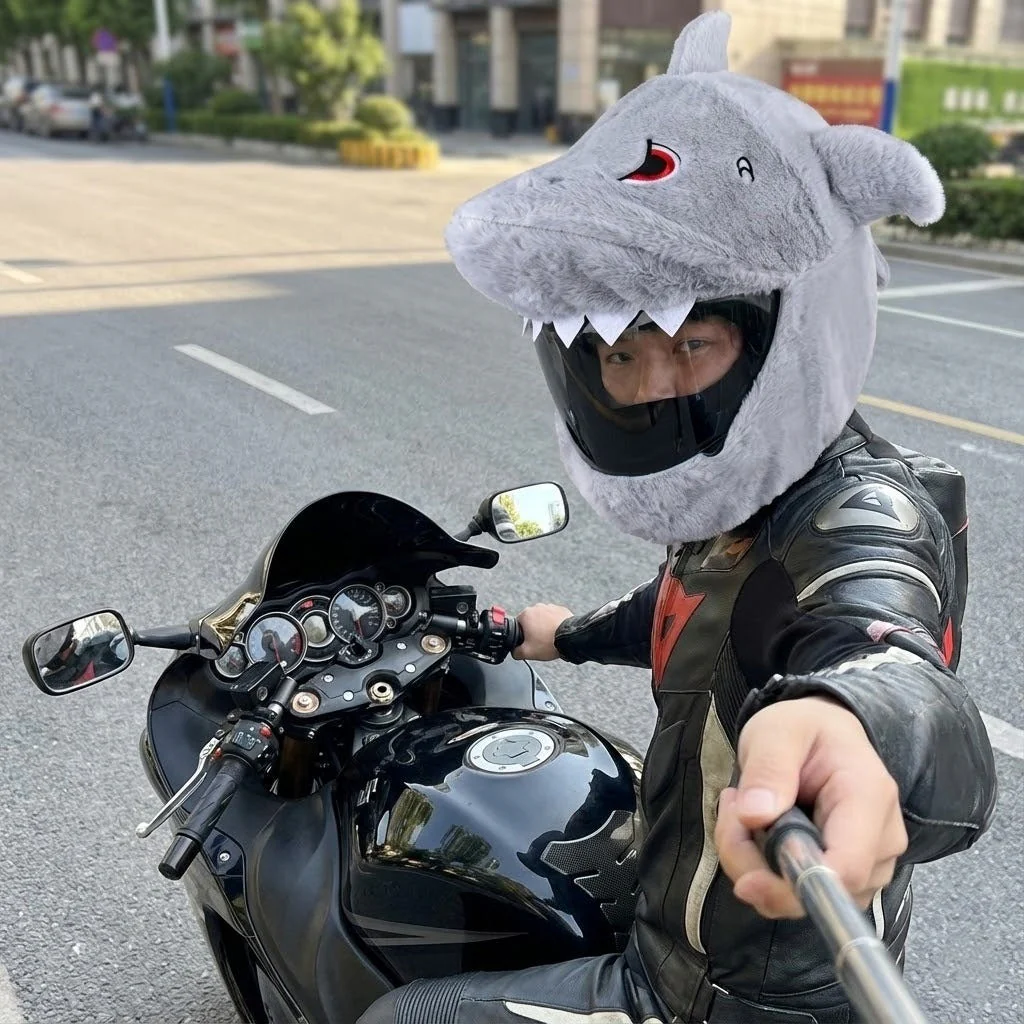 Fluffy Animals Funny Helmet Covers - Image 3