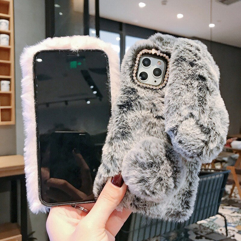 Fluffy Bunny Soft and Stylish iPhone Case - Image 8