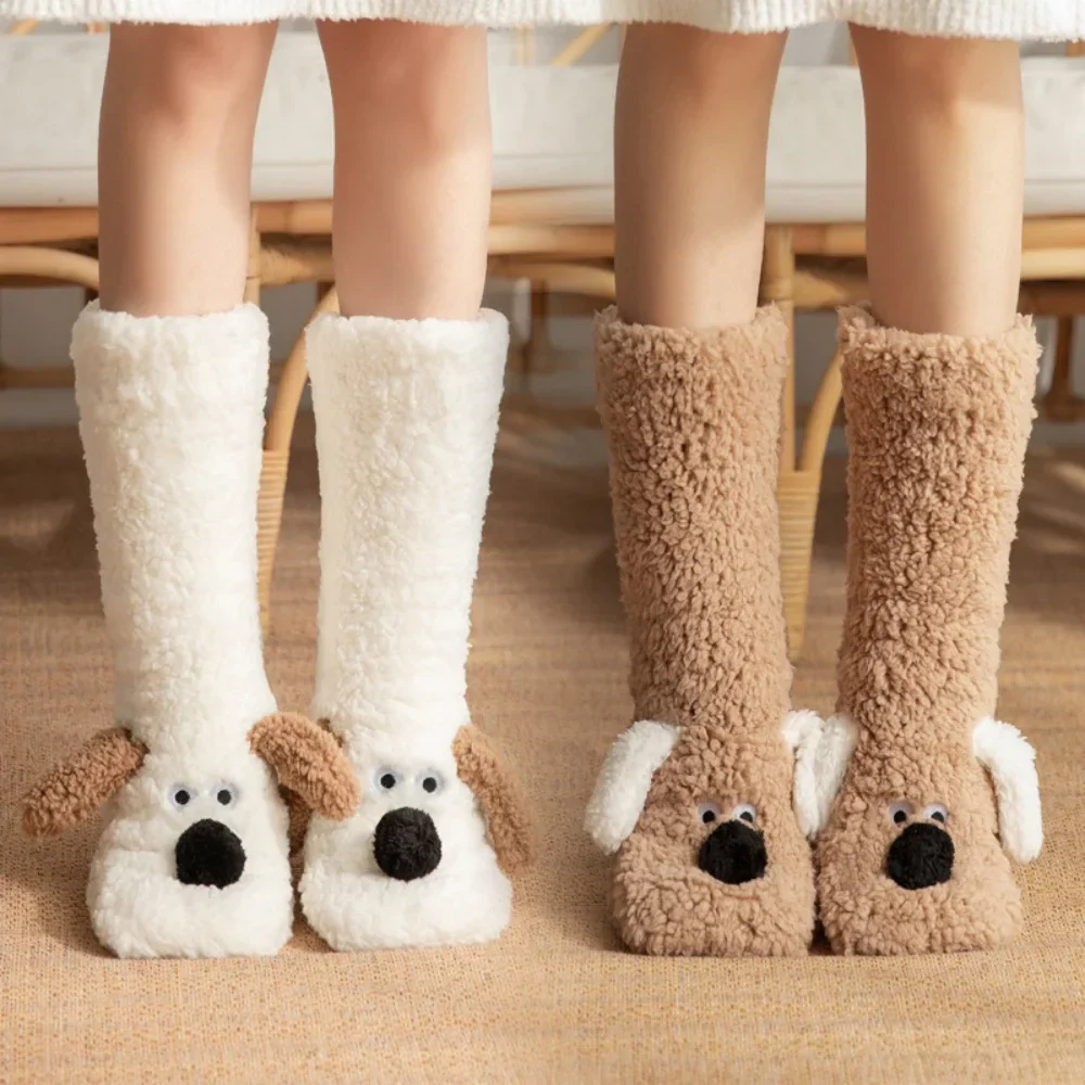 Fluffy Ears Cozy Long Socks - Image 2