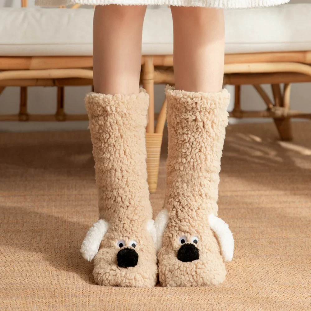 Fluffy Ears Cozy Long Socks - Image 4