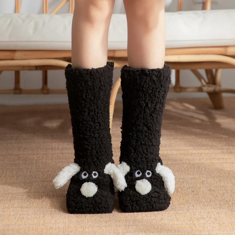 Fluffy Ears Cozy Long Socks - Image 6