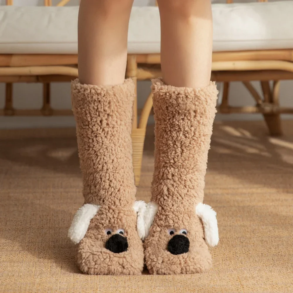 Fluffy Ears Cozy Long Socks - Image 8