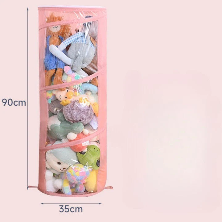 Fluffy Friend Kids Toy Storage Organizer Bucket - Image 6