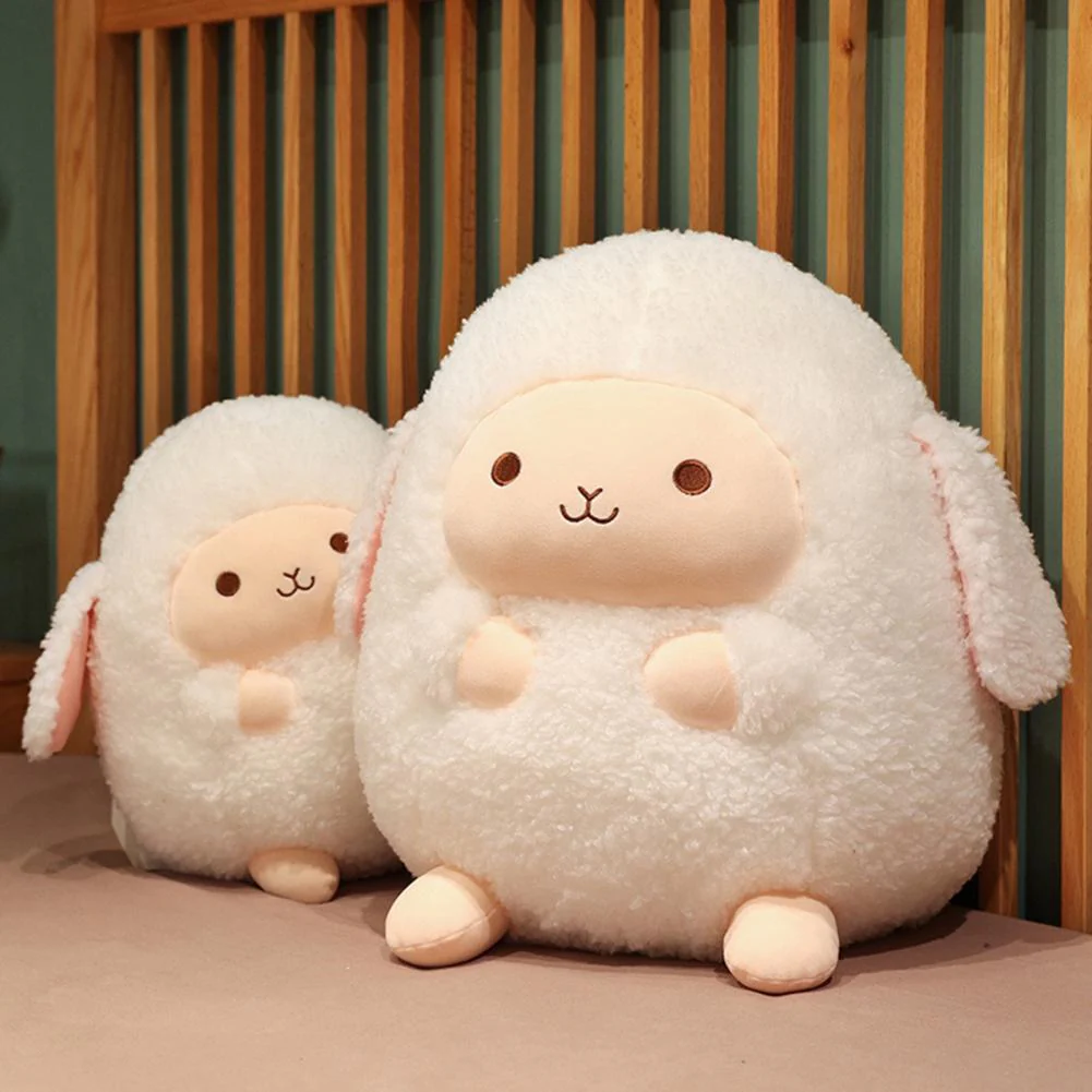 Fluffy Sheep Cozy Huggable Plush - Image 2