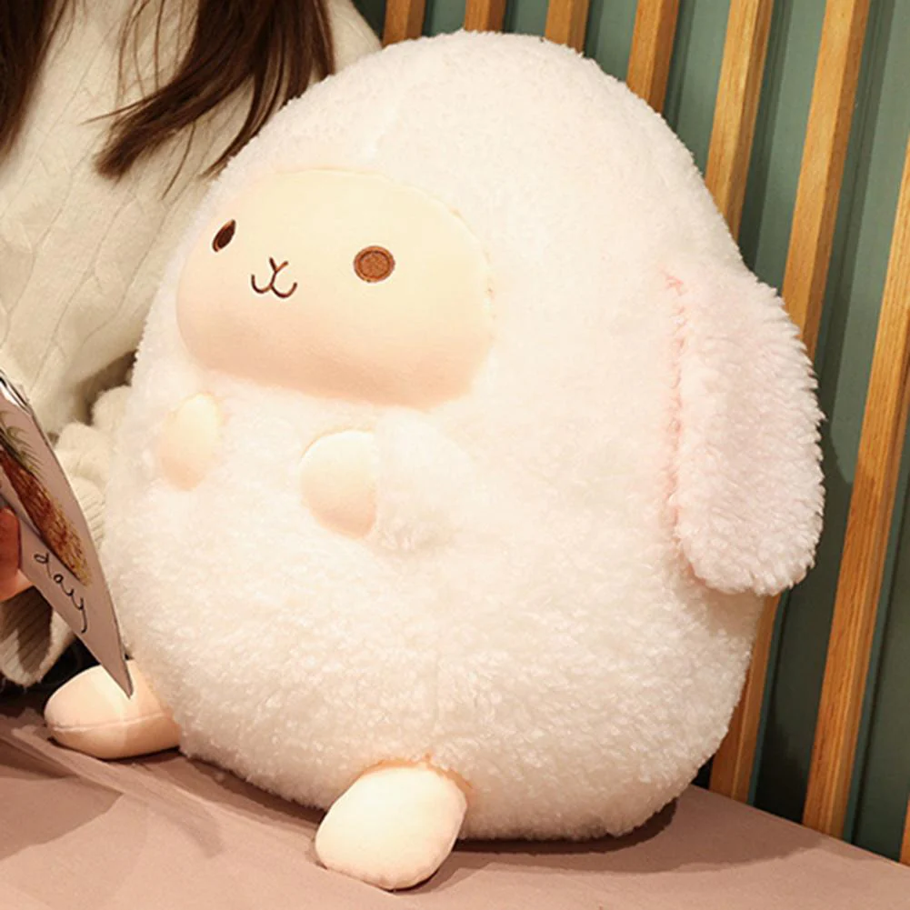 Fluffy Sheep Cozy Huggable Plush - Image 6