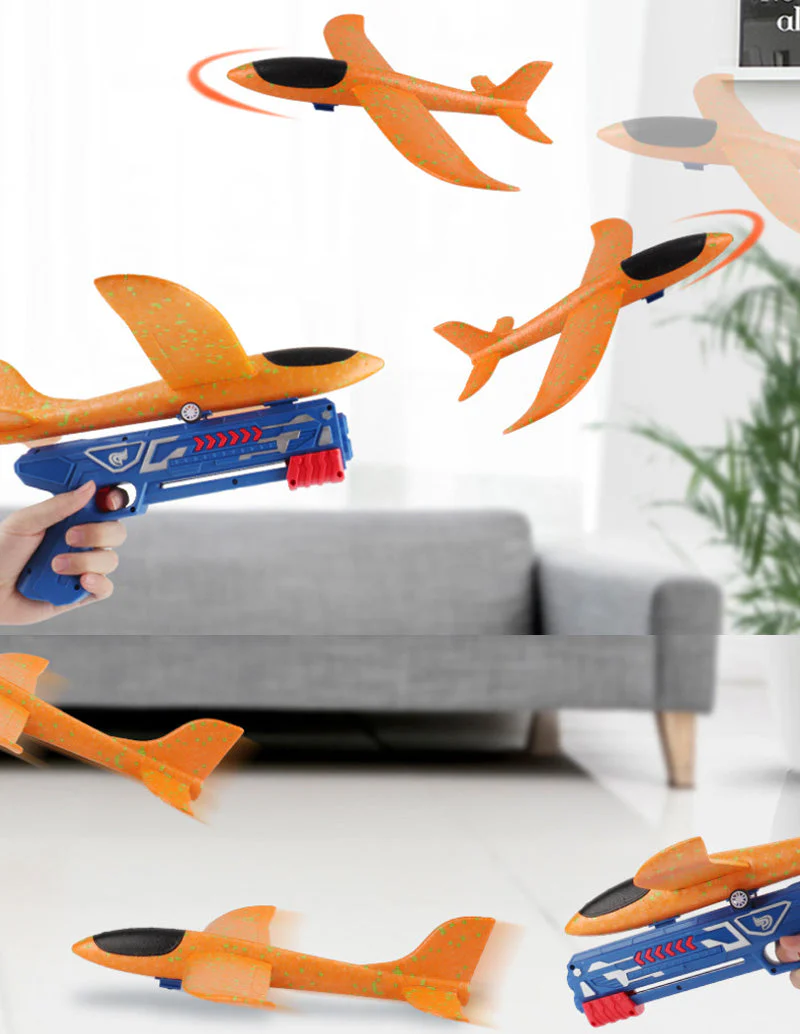 Foam Plane Launcher Toy - Image 2