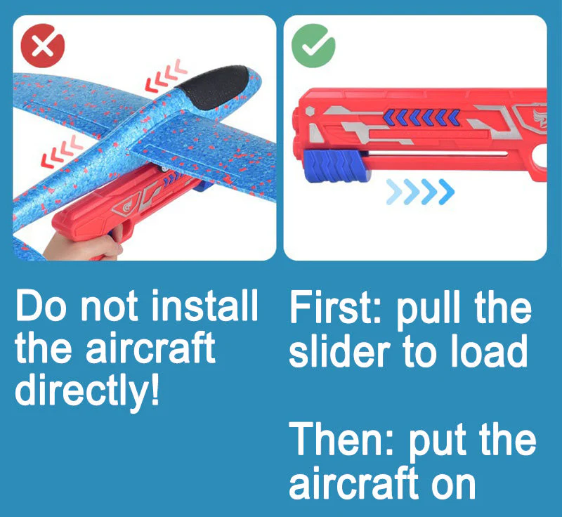 Foam Plane Launcher Toy - Image 9