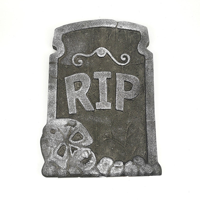 Foam Skeleton Halloween Tombstone - Image 5