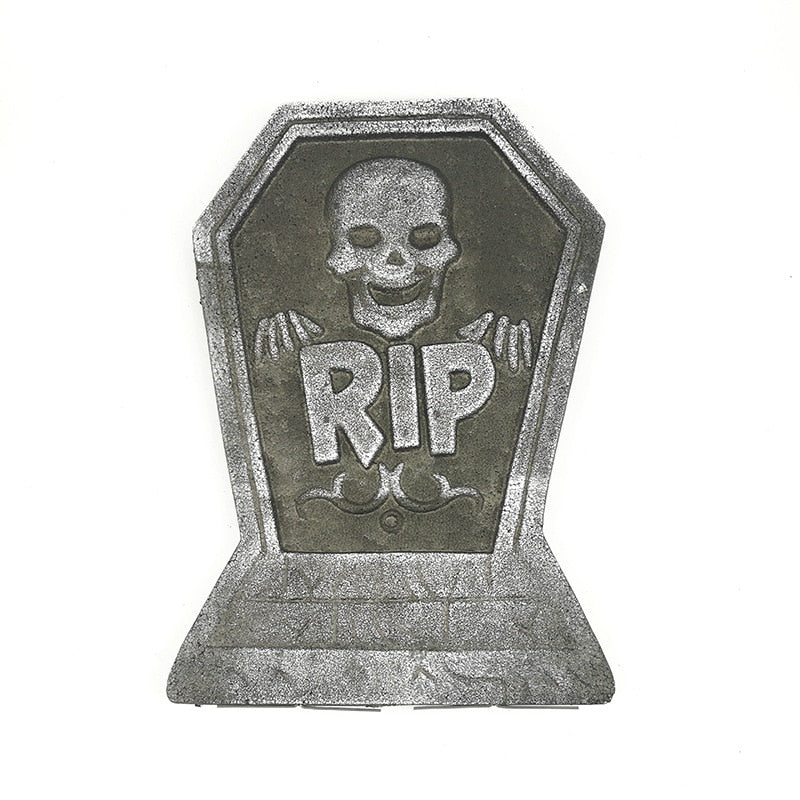 Foam Skeleton Halloween Tombstone - Image 6