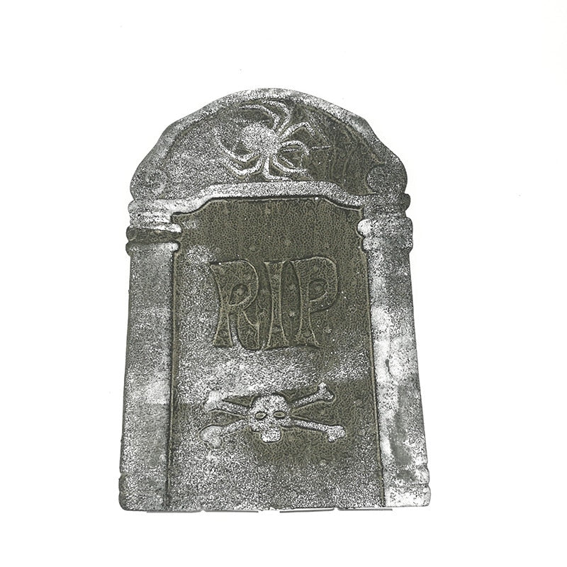 Foam Skeleton Halloween Tombstone - Image 8