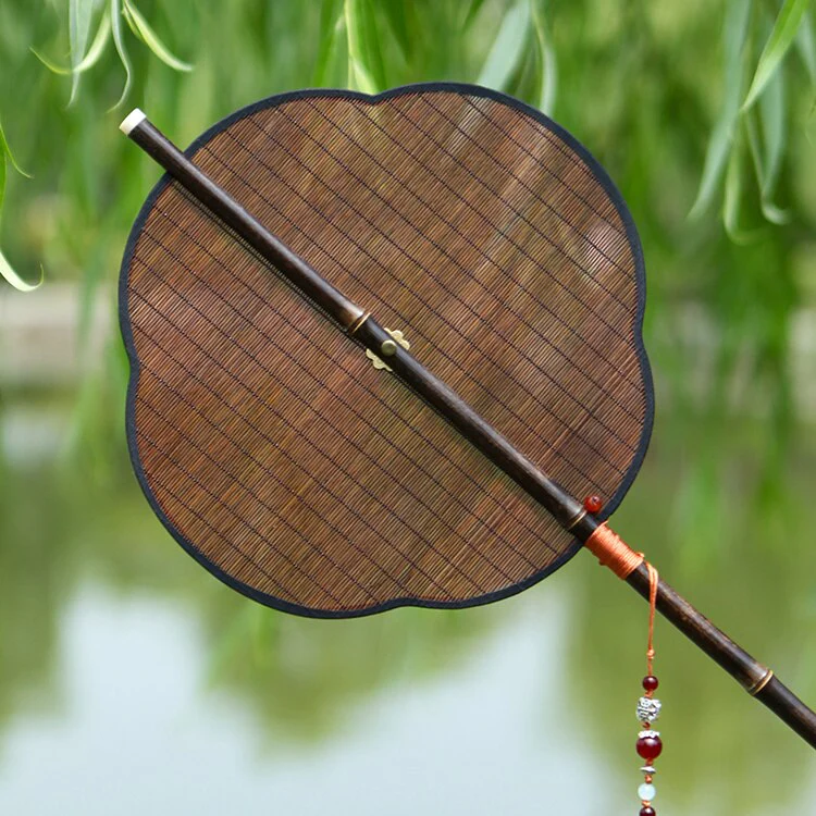 Foldable Bamboo Silk Hand Fan - Image 18