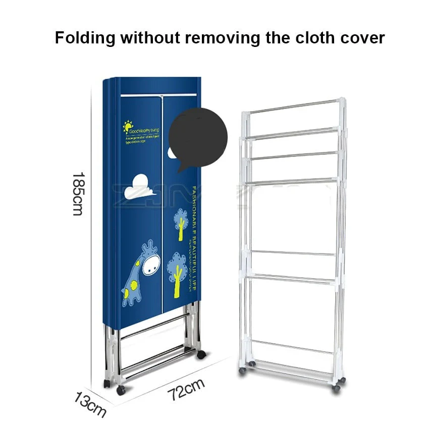 Foldable Clothes Dryer with Remote Control - Image 5