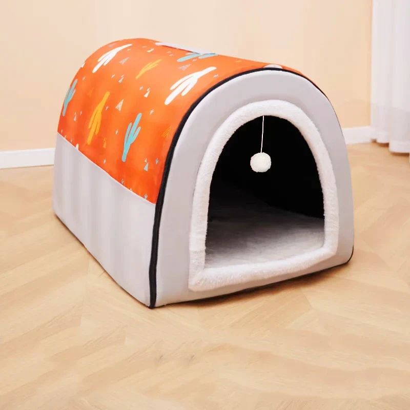 Foldable Cozy Nest Large Pet House - Image 11