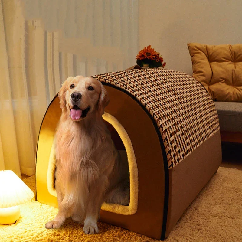 Foldable Cozy Nest Large Pet House - Image 2