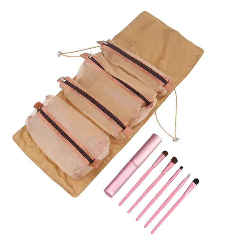 Foldable Detachable Mesh Cosmetic Travel Bag - Image 14