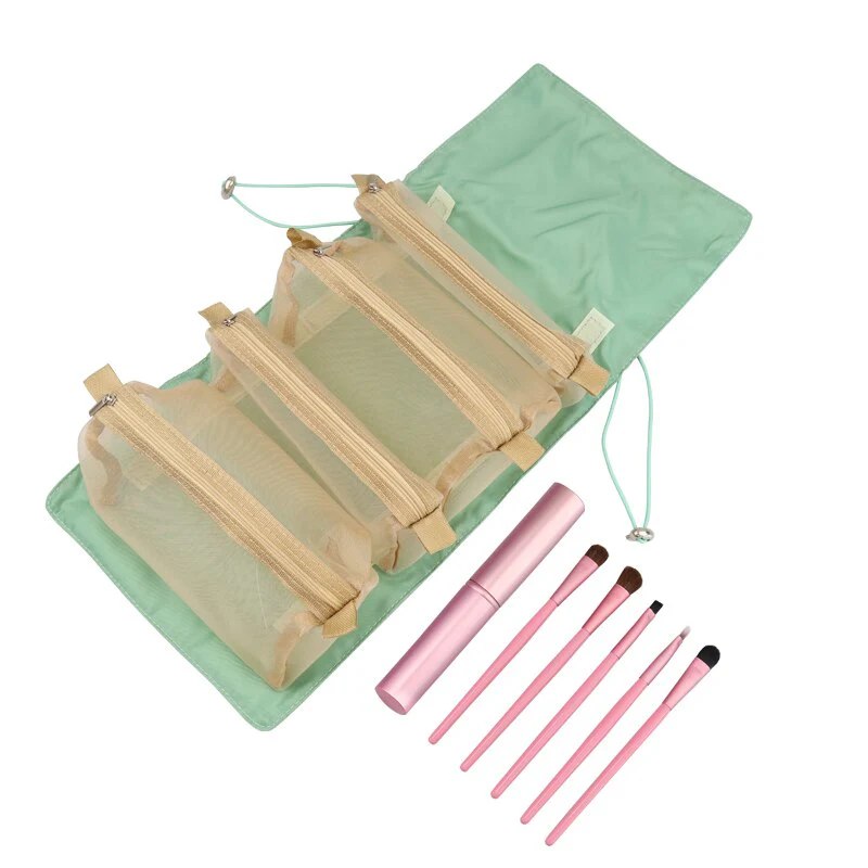 Foldable Detachable Mesh Cosmetic Travel Bag - Image 15
