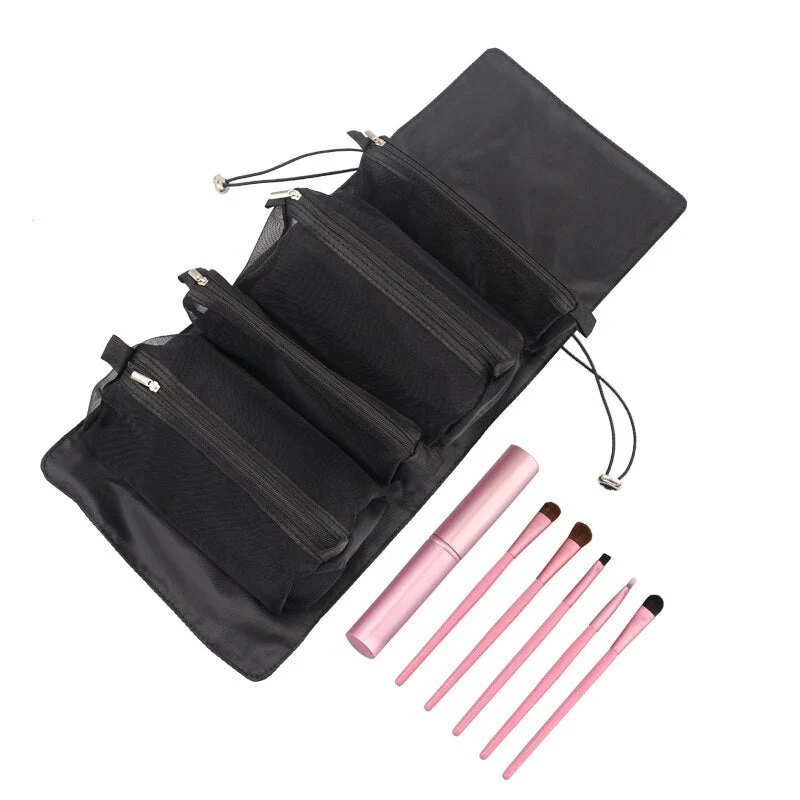Foldable Detachable Mesh Cosmetic Travel Bag - Image 16