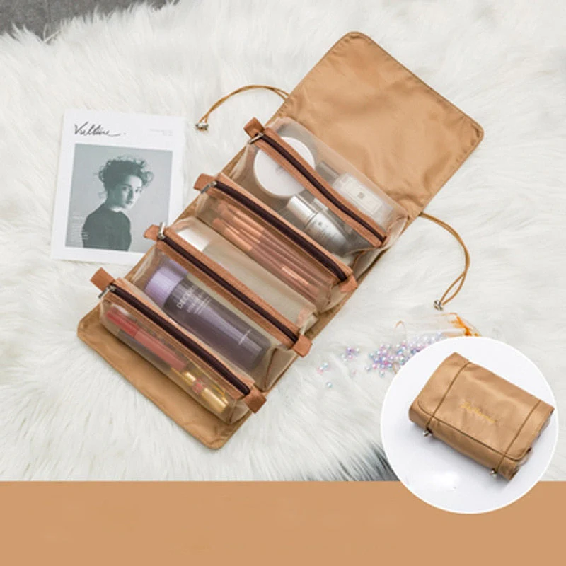 Foldable Detachable Mesh Cosmetic Travel Bag - Image 4