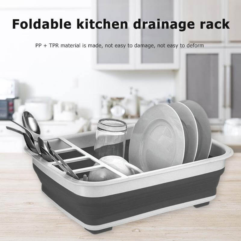Foldable Easy Dish Drying Rack - Image 4