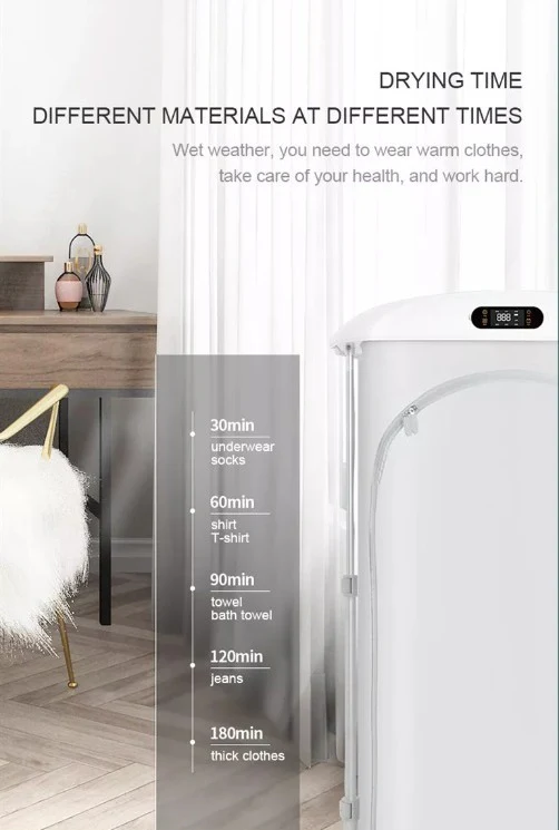 Foldable Electric Dryer Ironing Steam Machine - Image 9