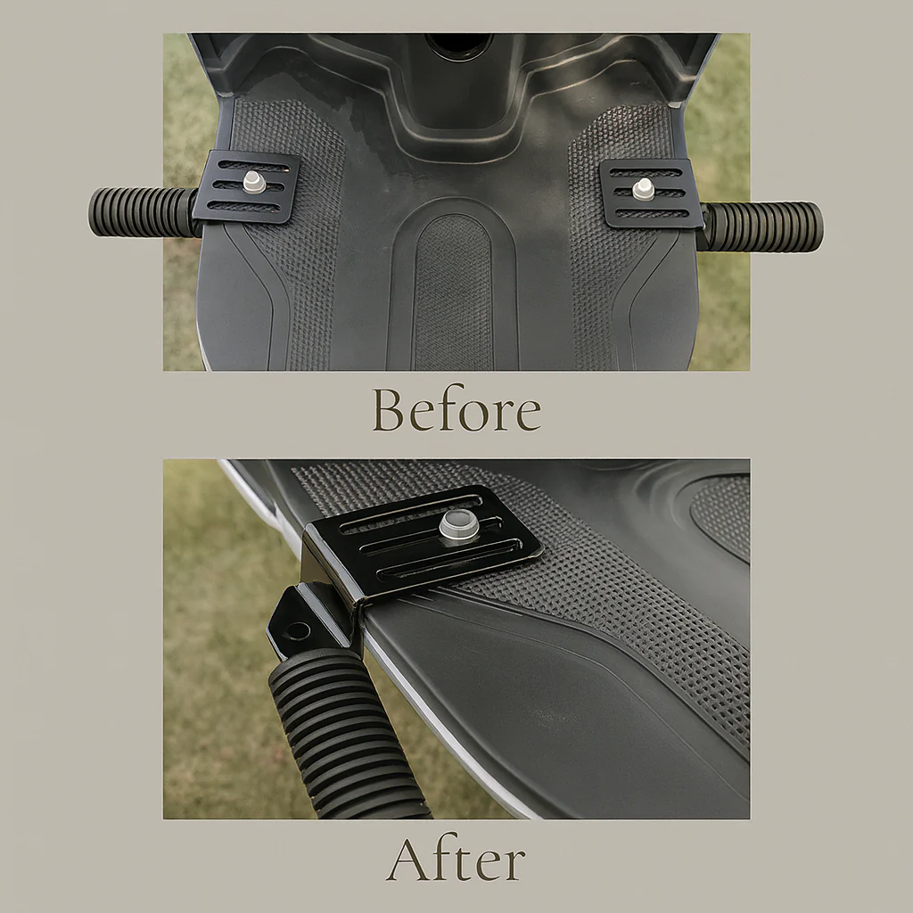 Foldable Metal Foot Rest Scooter Pedal - Image 3