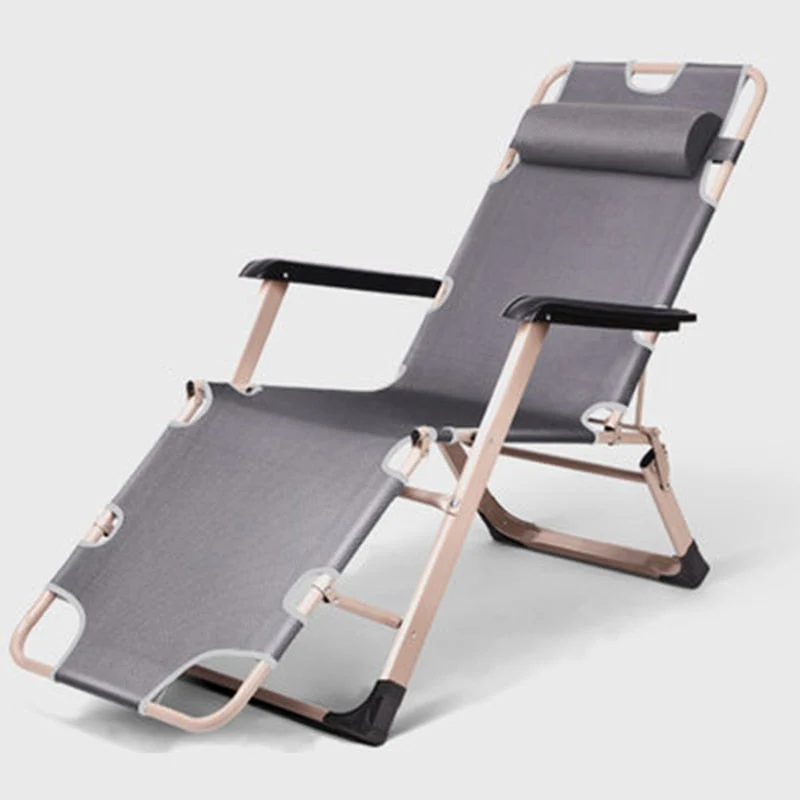 Foldable Metal Modern Camping Lounge Chair - Image 2