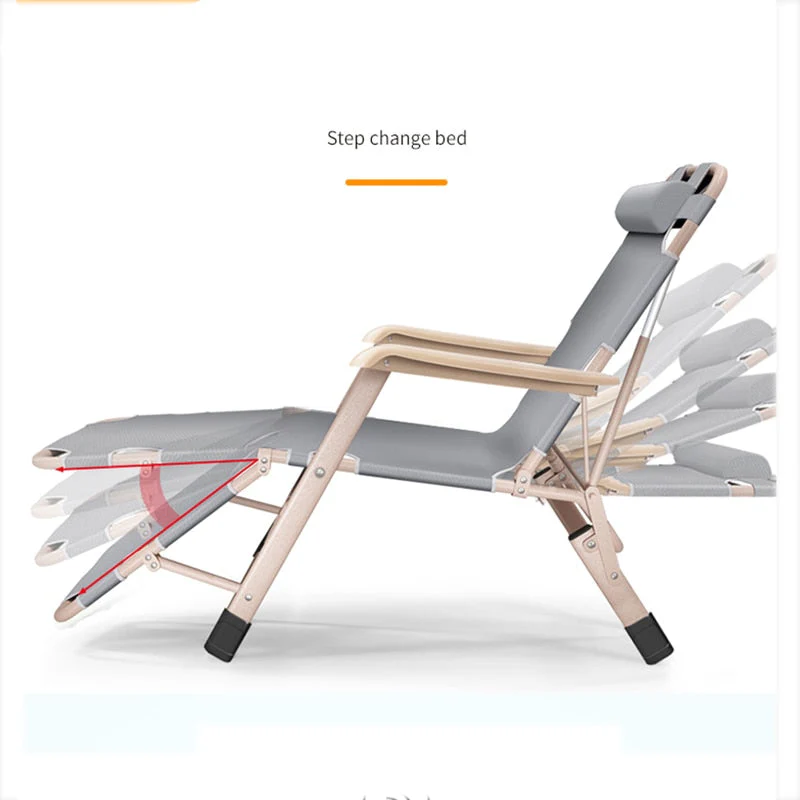 Foldable Metal Modern Camping Lounge Chair - Image 5