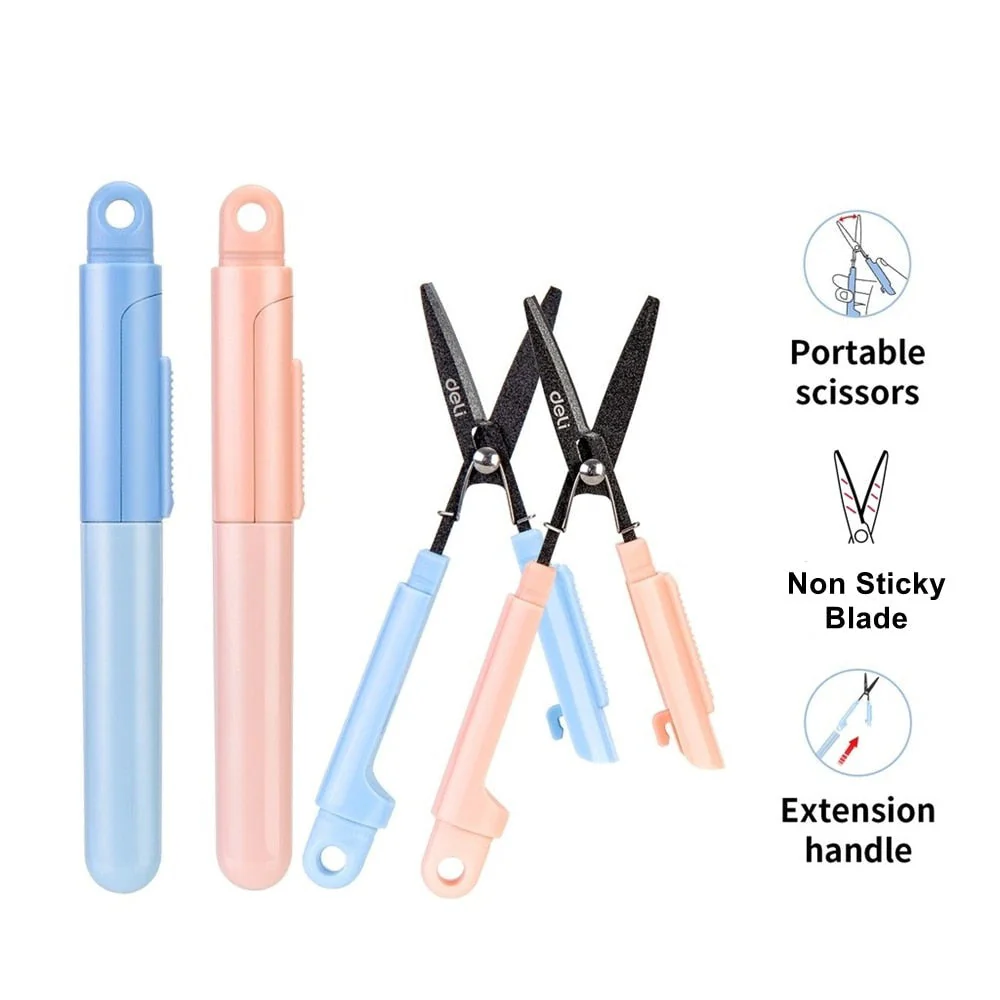 Foldable Mini Safe Paper Cutter Scissor - Image 2