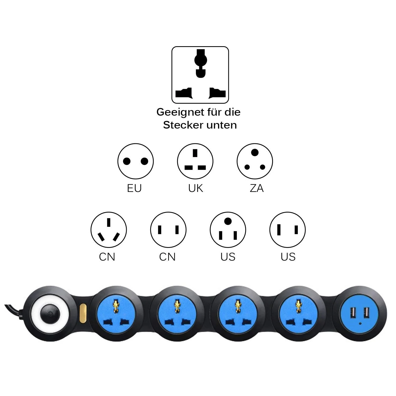Foldable Multiple Power Extension Cable Outlets - Image 5