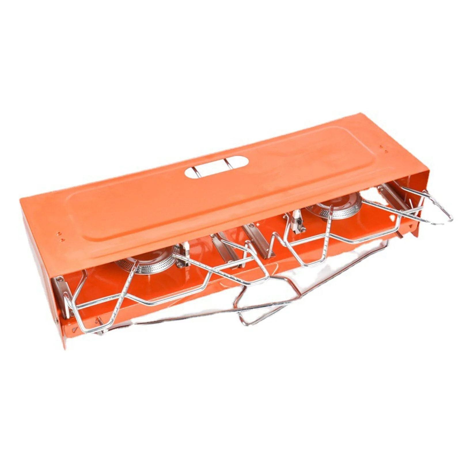 Foldable Portable Camping Double Burner Gas Stove - Image 4