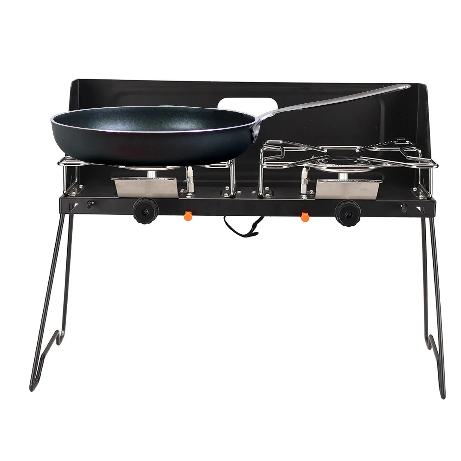 Foldable Portable Camping Double Burner Gas Stove - Image 7