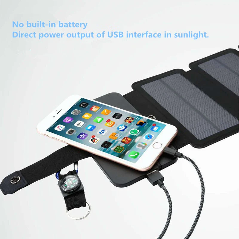 Foldable Portable Solar Panel Phone Charger - Image 5
