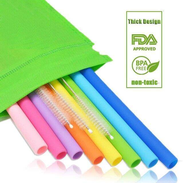 Foldable Reusable Silicone Straw - Image 14