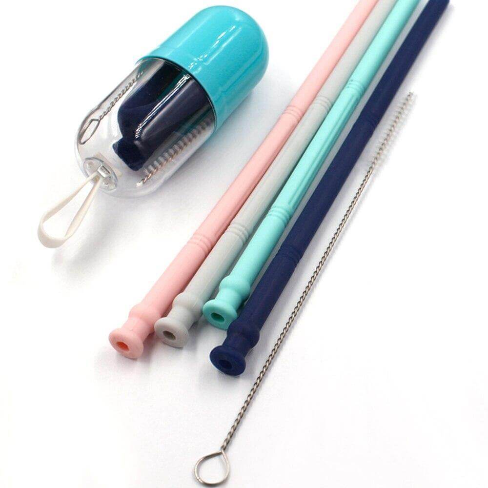 Foldable Reusable Silicone Straw - Image 7