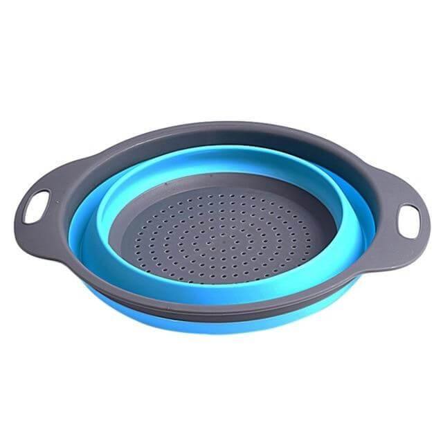 Foldable Silicone Colander Fruit Vegetable Washing Basket - Image 6