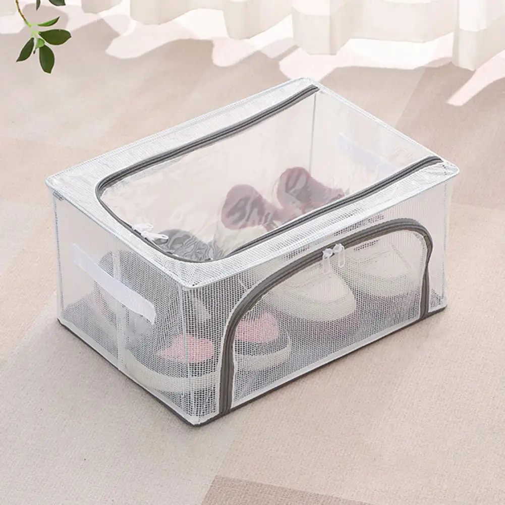 Foldable Stackable Shoe Storage Organizer - Image 6