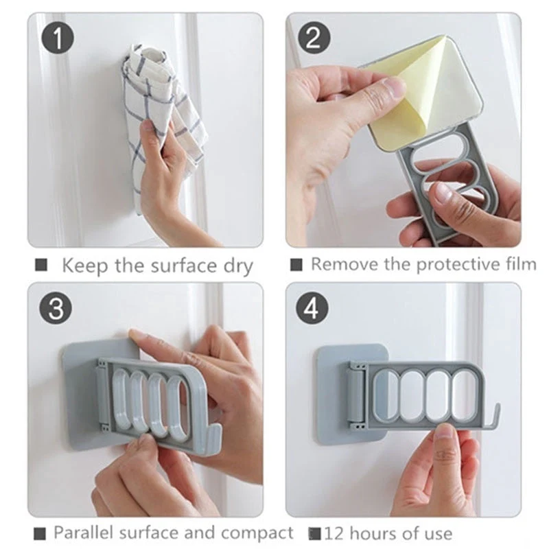 Foldable Sticky Mini Wall Hanger Hook - Image 3