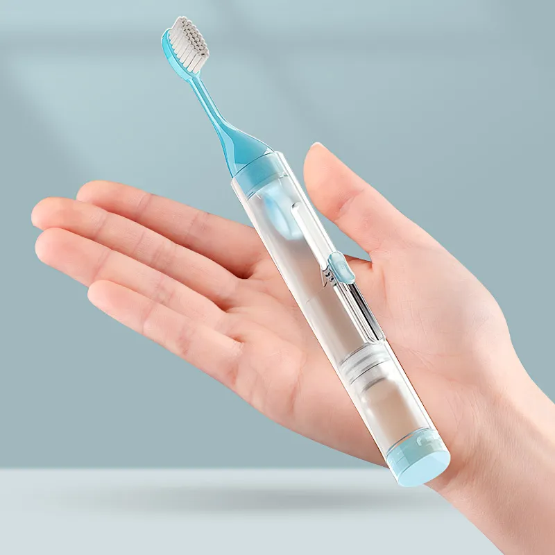 Foldable Travel Brush Toothpaste Holder Set - Image 3