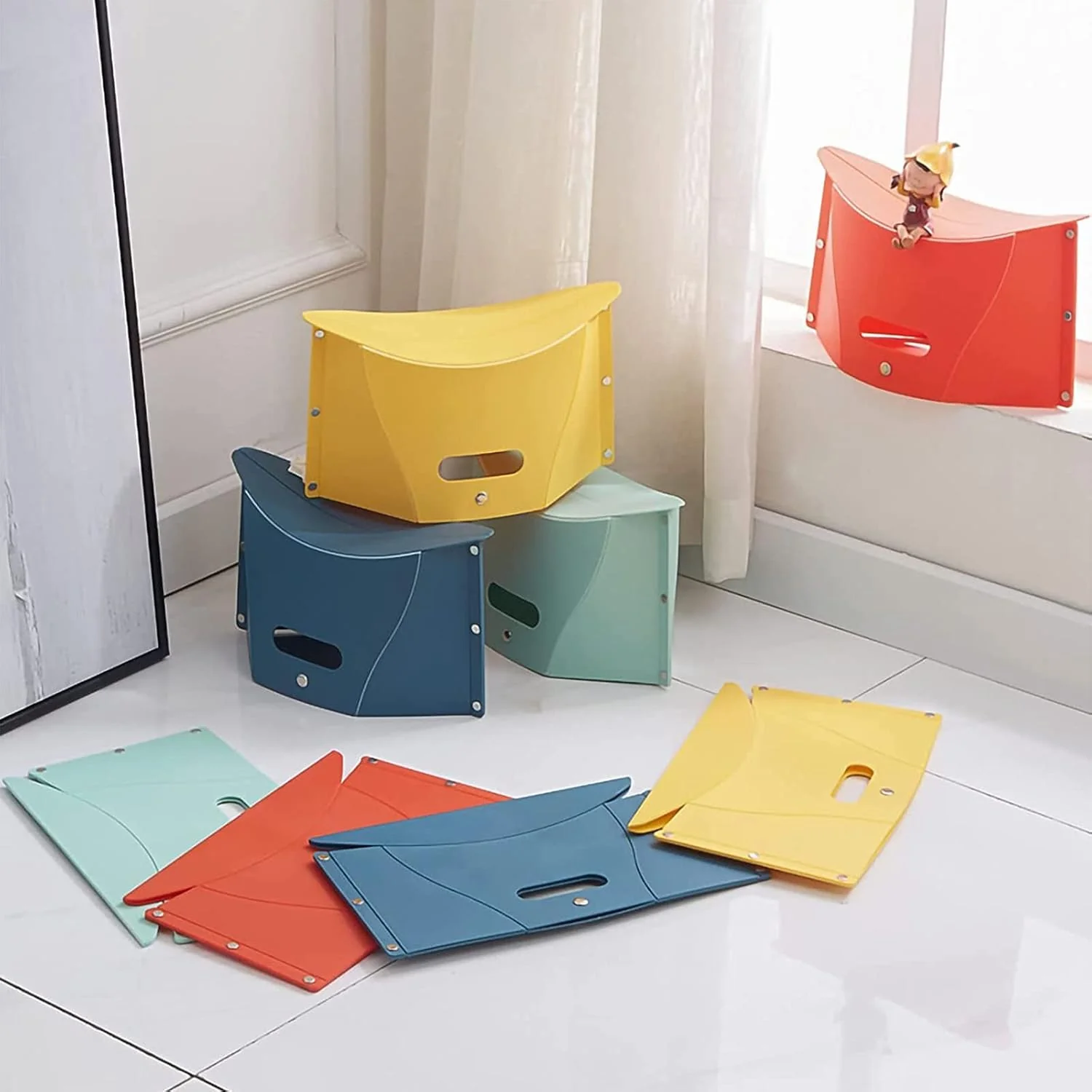 Foldable Travel Mobile Mini Camping Stool - Image 3
