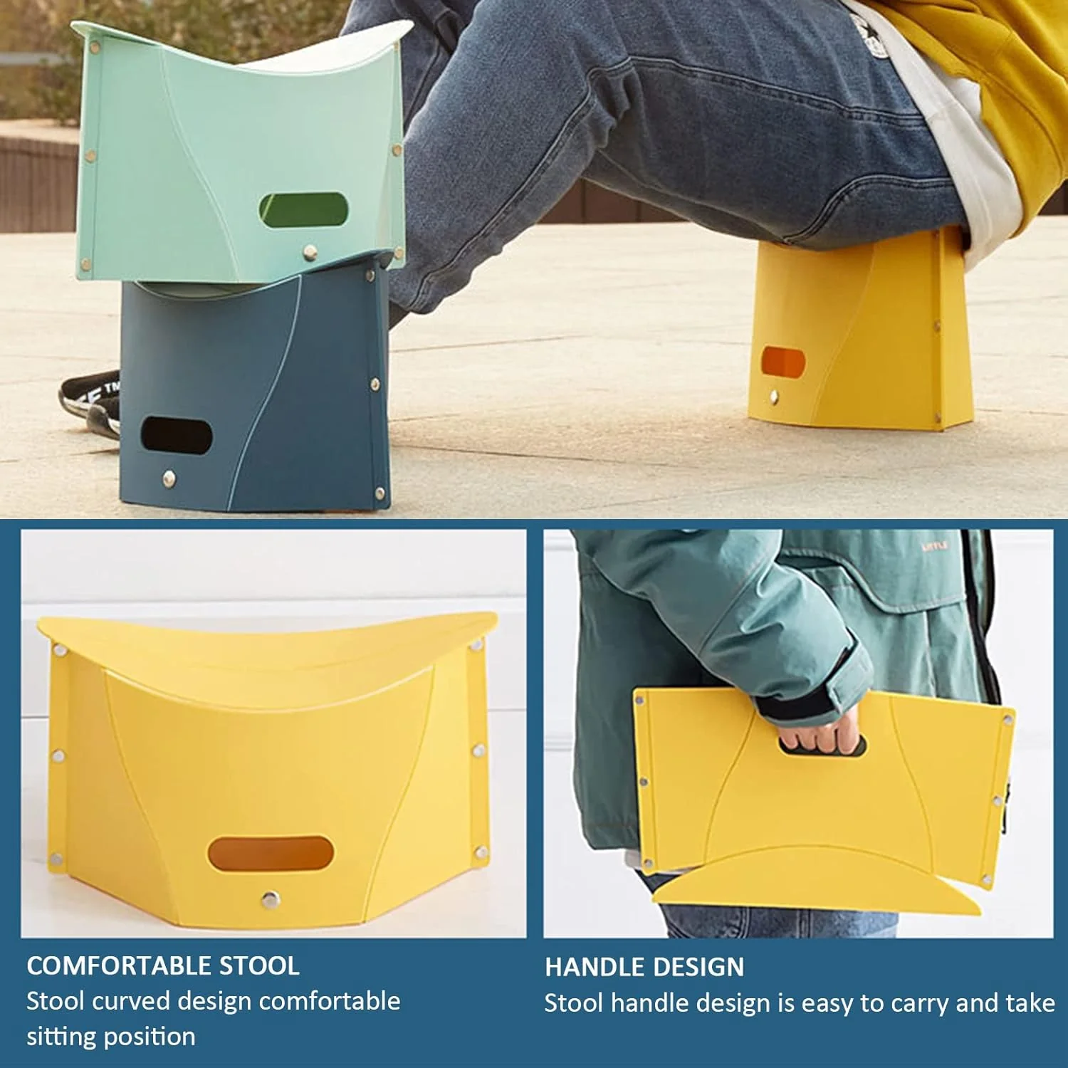 Foldable Travel Mobile Mini Camping Stool - Image 5