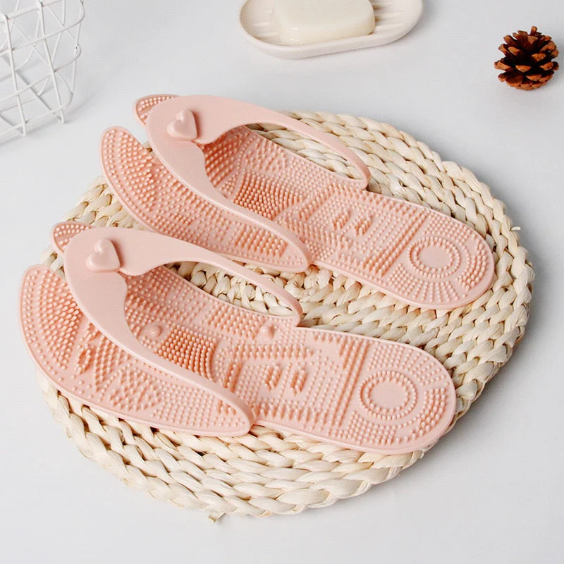 Foldable Ultra Thin Travel Massage Slipper - Image 3